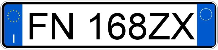 Numer rejestracyjny FN168ZX posiada FIAT Panda 2a serie