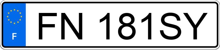 Numer rejestracyjny FN181SY posiada LEXUS IS