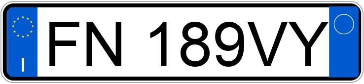 Numer rejestracyjny FN189VY posiada BMW X2