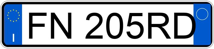 Numer rejestracyjny FN205RD posiada CITROEN C3 3a serie