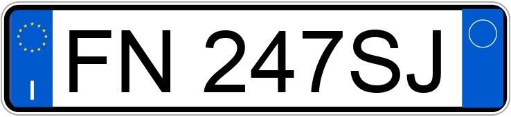 Numer rejestracyjny FN247SJ posiada VOLVO V40