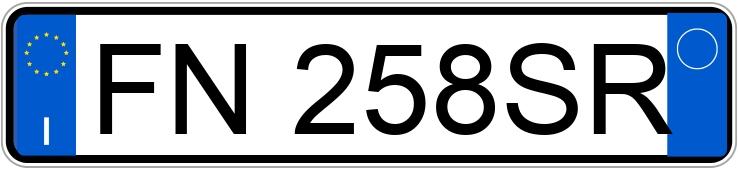 Numer rejestracyjny FN258SR posiada FIAT Punto 4a serie Numer rejestracyjny FN258SR posiada FIAT Punto 4a serie