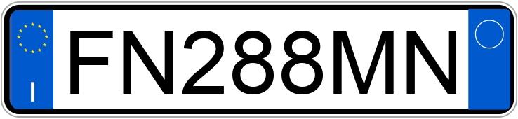 Numer rejestracyjny FN288MN posiada FIAT 500L