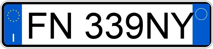 Numer rejestracyjny FN339NY posiada FIAT Punto 4a serie