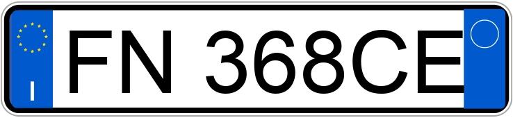 Numer rejestracyjny FN368CE posiada Jeep Renegade