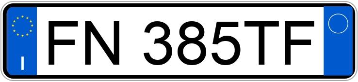 Numer rejestracyjny FN385TF posiada OPEL Astra 5a serie