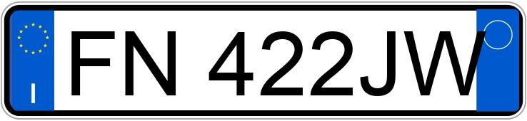 Numer rejestracyjny FN422JW posiada VOLKSWAGEN Polo 6a serie Numer rejestracyjny FN422JW posiada VOLKSWAGEN Polo 6a serie