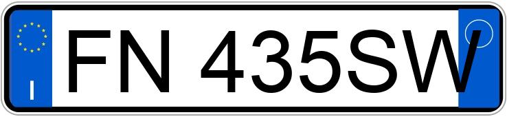 Numer rejestracyjny FN435SW posiada FIAT Panda 3a serie Numer rejestracyjny FN435SW posiada FIAT Panda 3a serie