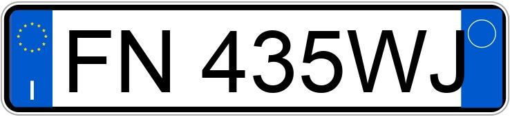 Numer rejestracyjny FN435WJ posiada JEEP Renegade