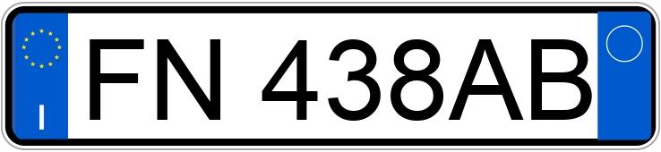 Numer rejestracyjny FN438AB posiada MINI Mini Countrym.