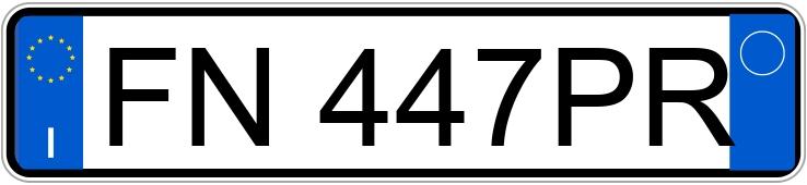 Numer rejestracyjny FN447PR posiada VOLKSWAGEN Polo 6a serie