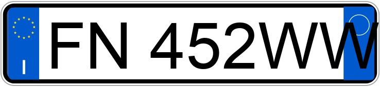 Numer rejestracyjny FN452WW posiada FORD S-Max 2a serie