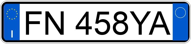 Numer rejestracyjny FN458YA posiada FIAT 500 Numer rejestracyjny FN458YA posiada FIAT 500