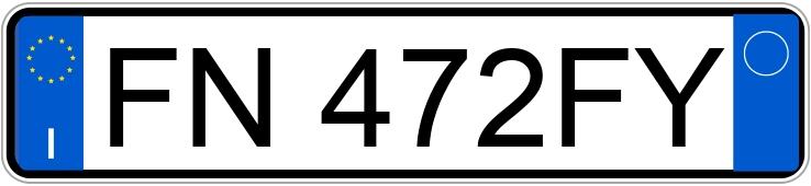 Numer rejestracyjny FN472FY posiada FIAT Panda 3a serie