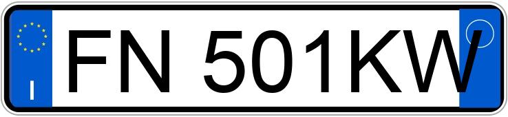 Numer rejestracyjny FN501KW posiada JEEP Renegade