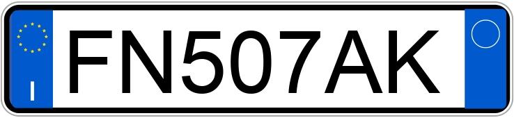 Numer rejestracyjny FN507AK posiada MERCEDES Classe A