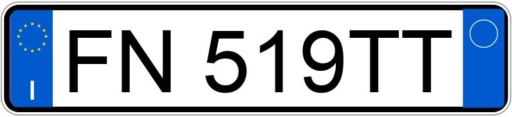Numer rejestracyjny FN519TT posiada  