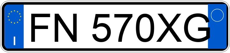 Numer rejestracyjny FN570XG posiada FIAT Punto 4a serie Punto 1.3 MJT II SeS 95 CV 5P Street (70 kw)