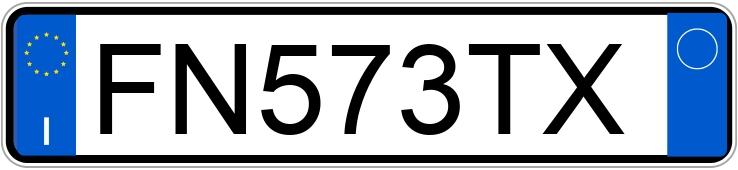 Numer rejestracyjny FN573TX posiada BMW Serie 1