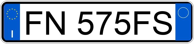 Numer rejestracyjny FN575FS posiada HONDA Civic 10a serie