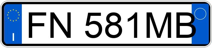 Numer rejestracyjny FN581MB posiada ALFA ROMEO MiTo