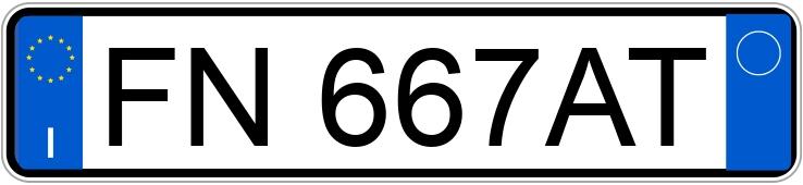 Numer rejestracyjny FN667AT posiada VOLKSWAGEN Golf 7a serie