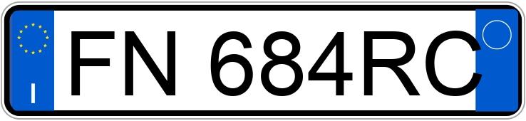 Numer rejestracyjny FN684RC posiada FIAT Tipo