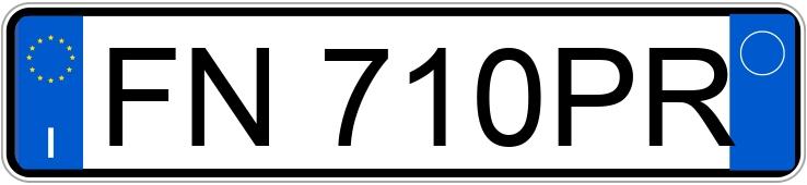 Numer rejestracyjny FN710PR posiada DACIA Sandero 2a serie