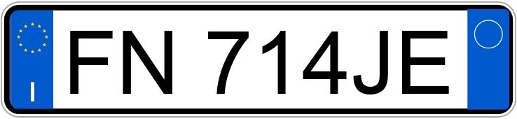 Numer rejestracyjny FN714JE posiada PEUGEOT 108