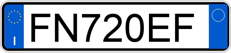 Numer rejestracyjny FN720EF posiada ALFA ROMEO Stelvio