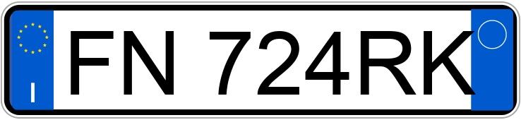 Numer rejestracyjny FN724RK posiada JAGUAR F-Pace