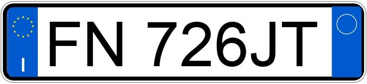 Numer rejestracyjny FN726JT posiada FORD Fiesta 7a serie