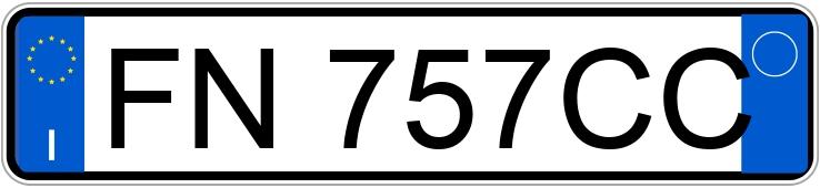 Numer rejestracyjny FN757CC posiada FIAT Seicento