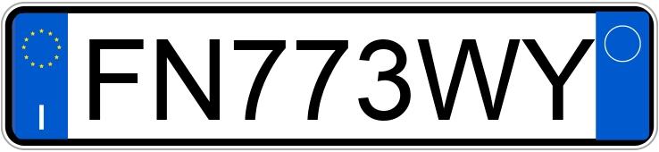 Numer rejestracyjny FN773WY posiada OPEL Adam