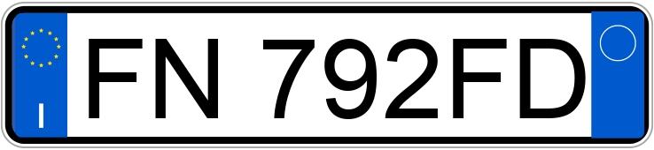 Numer rejestracyjny FN792FD posiada ALFA ROMEO Giulia