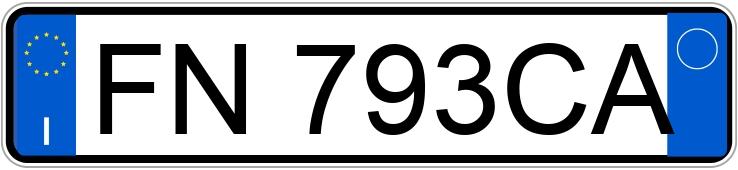 Numer rejestracyjny FN793CA posiada NISSAN Micra 5a serie