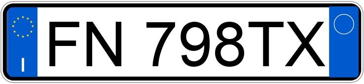 Numer rejestracyjny FN798TX posiada ALFA ROMEO Giulia