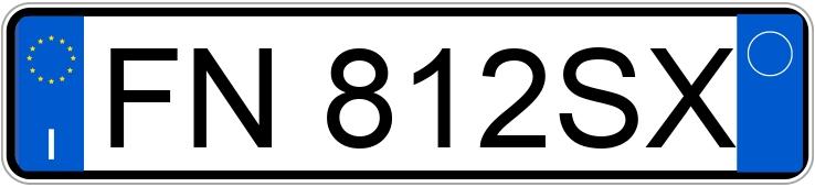 Numer rejestracyjny FN812SX posiada ALFA ROMEO Giulietta