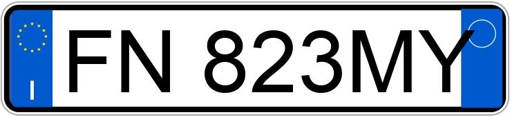 Numer rejestracyjny FN823MY posiada KIA Picanto 3as.