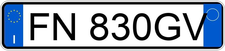 Numer rejestracyjny FN830GV posiada CITROEN C3 3a serie