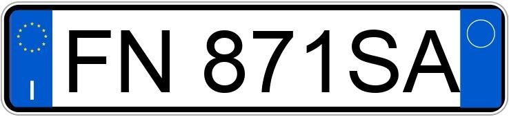 Numer rejestracyjny FN871SA posiada FIAT Panda Cross