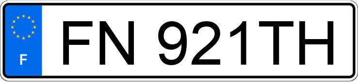 Registreringsnummeret FN921TH har FORD KUGA III