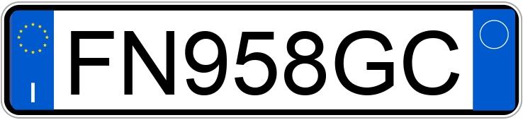 Numer rejestracyjny FN958GC posiada FIAT Panda 3a serie Numer rejestracyjny FN958GC posiada FIAT Panda 3a serie