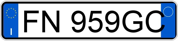 Numer rejestracyjny FN959GC posiada FIAT Panda 3a serie Numer rejestracyjny FN959GC posiada FIAT Panda 3a serie