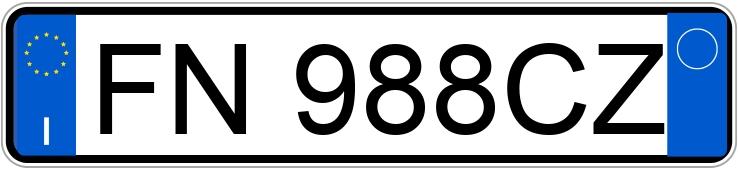 Numer rejestracyjny FN988CZ posiada VOLKSWAGEN Tiguan 2a serie Numer rejestracyjny FN988CZ posiada VOLKSWAGEN Tiguan 2a serie