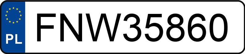 Numer rejestracyjny FNW 35860 posiada OPEL ASTRA - FNW35860 Numer rejestracyjny FNW 35860 posiada OPEL ASTRA - FNW35860
