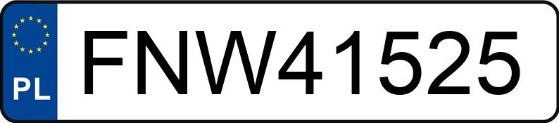 Numer rejestracyjny FNW 41525 posiada BMW 320D - FNW41525 Numer rejestracyjny FNW 41525 posiada BMW 320D - FNW41525