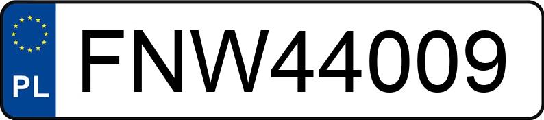 Numer rejestracyjny FNW 44009 posiada FORD S-Max 2.0 TDCi MR`10 E5 Gold X - FNW44009