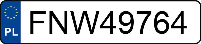 Numer rejestracyjny FNW 49764 posiada VOLKSWAGEN Passat B8 1.5 TSI MR`15 E6d Comfortline DSG - FNW49764