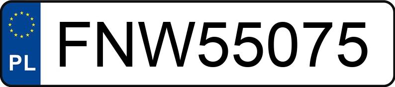 Numer rejestracyjny FNW 55075 posiada VOLKSWAGEN CRAFTER - FNW55075